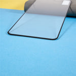 RURIHAI 0,26 mm ridsefast høj-aluminium-silikoneglasfilm til Huawei nova Y61 4G, 2,5D buet kant, fuld lim, sekundærhærdende fuldskærmsbeskyttelse
