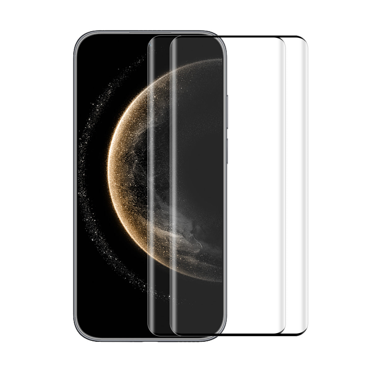 ENKAY HAT PRINCE For Huawei Mate 70 Air 2Pcs Tempered Glass   Screen Protector 3D Curved Clear Screen Film