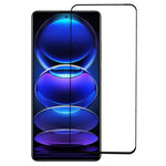 RURIHAI för Xiaomi Redmi Note 12 5G (Kina) / (Indien) / (Globalt) / Poco X5 5G 0,26 mm sekundärhärdande heltäckande skärmskydd 2,5D bågkant reptålig hög aluminium-kiselglasfilm