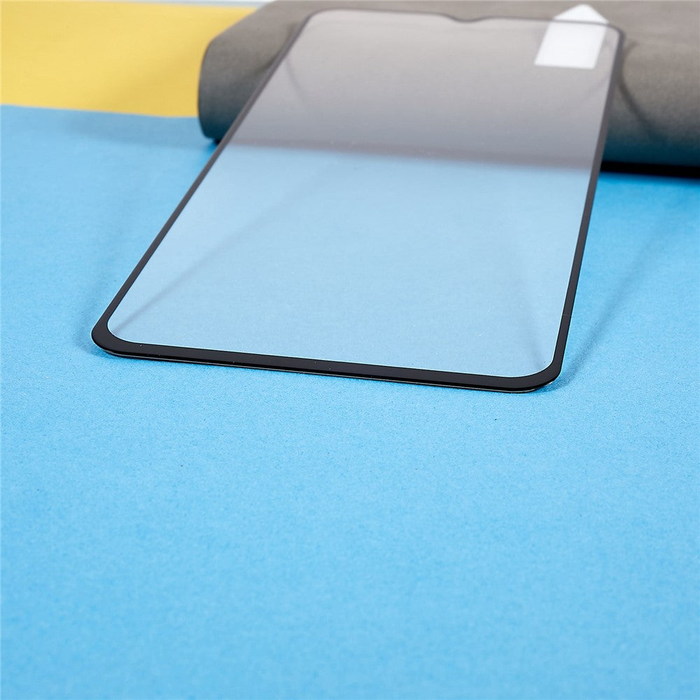 RURIHAI för Samsung Galaxy A04e 4G 2.5D Arc Edge Full Glue Reptålig Hög Aluminium-Kisel Glasfilm 0.26mm 9H Hårdhet Sekundär Härdning Helskärmsskydd