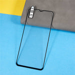 RURIHAI för Samsung Galaxy A04e 4G 2.5D Arc Edge Full Glue Reptålig Hög Aluminium-Kisel Glasfilm 0.26mm 9H Hårdhet Sekundär Härdning Helskärmsskydd
