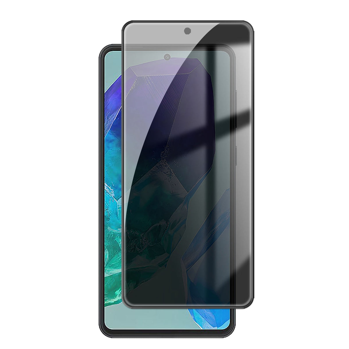 For Samsung Galaxy M55 5G Anti Spy Privacy Full Screen Protector Black Edge High Aluminium-silicon Glass Film