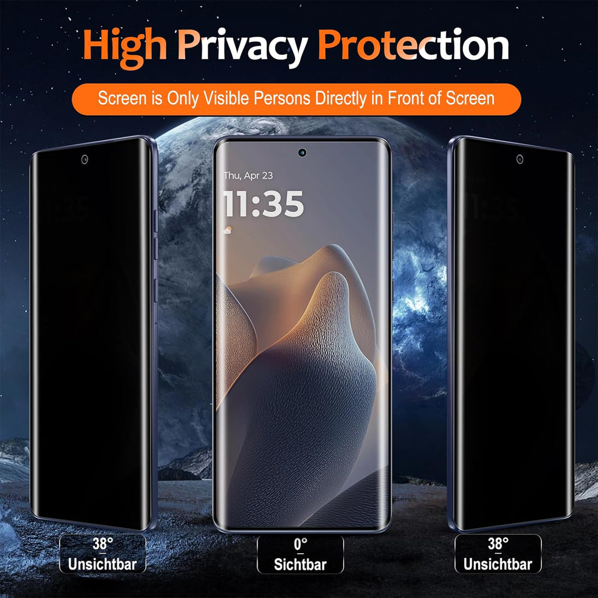 For Xiaomi Redmi Note 14 Pro 5G Anti Spy Privacy Full Screen Protector Black Edge High Aluminium-silicon Glass Film