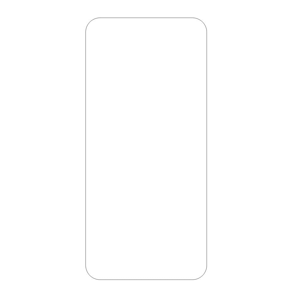 For Honor 500 5G Screen Protector 0.3mm Arc Edge Ultra Clear Tempered Glass Film, Not Complete Coverage
