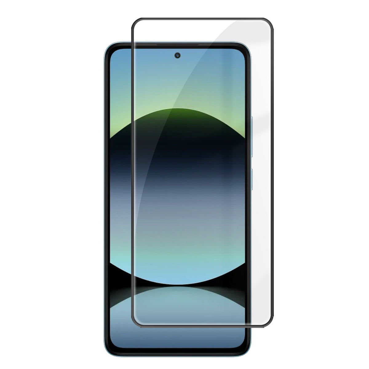 For Xiaomi Redmi Note 14 5G HD Full Screen Protector Silk Printing Black Edge High Aluminium-silicon Glass Film
