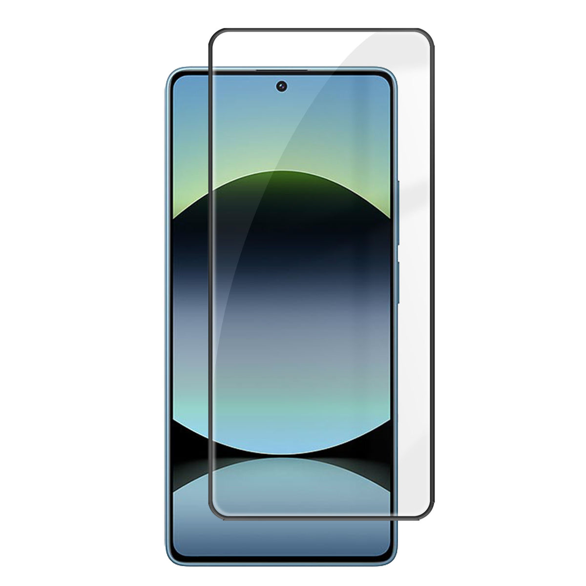 For Xiaomi Redmi Note 14S 4G HD Full Screen Protector Silk Printing Black Edge High Aluminium-silicon Glass Film