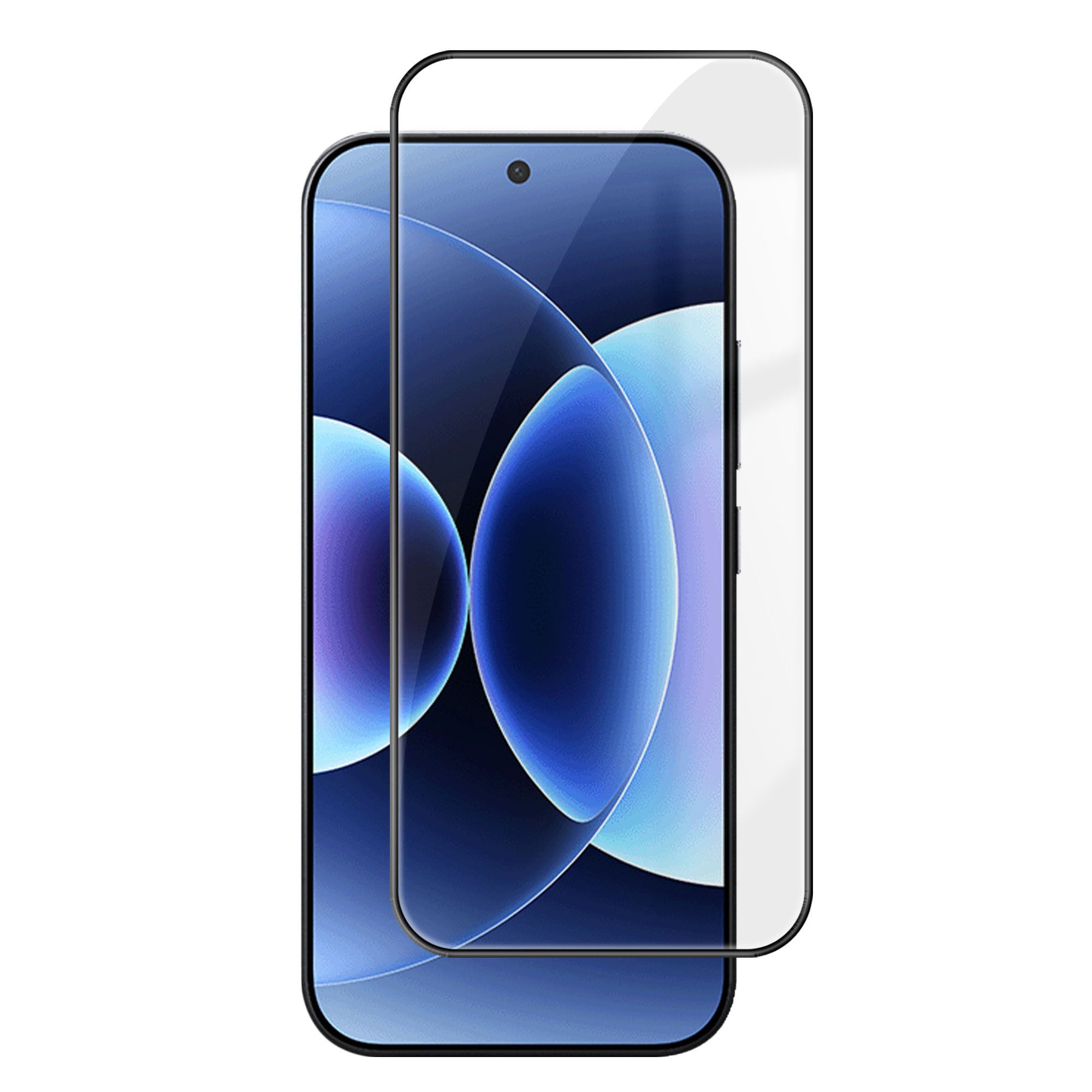 Xiaomi 17 Pro HD Helskärmsskydd Silkestryck Svart Kant Hög Aluminium-Silikon Glasfilm