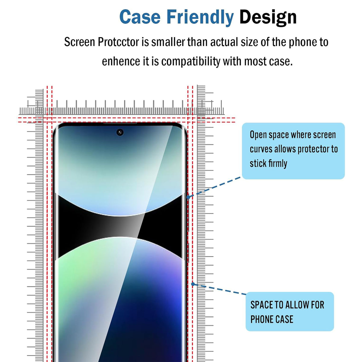 For Xiaomi Redmi Note 14 Pro+ 5G HD Full Screen Protector Silk Printing Black Edge High Aluminium-silicon Glass Film