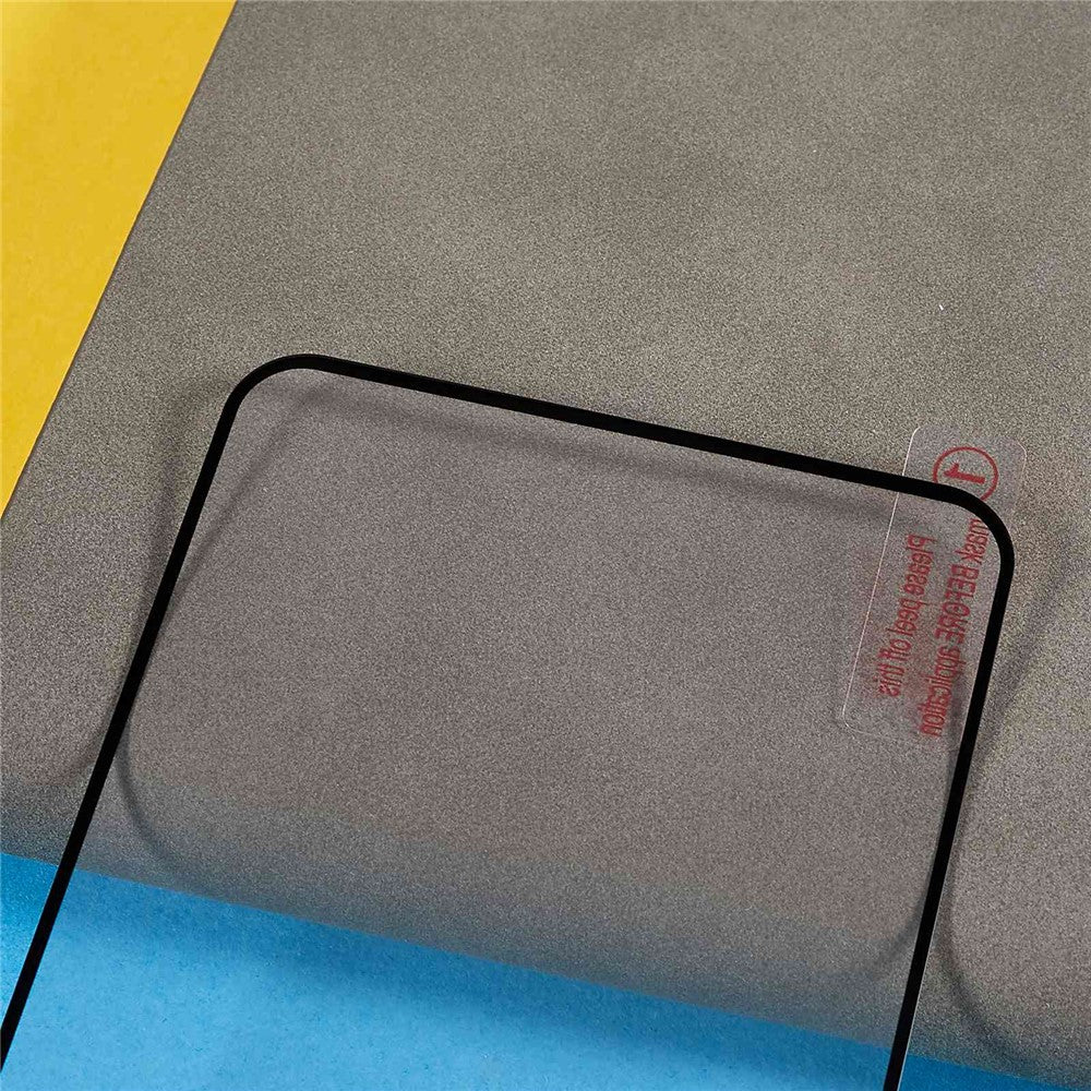 5Pcs / Pack Silk Printing Screen Protector for Xiaomi Redmi Note 12 Pro 5G , Full Cover Full Glue Clear Scratch Resistant Tempered Glass Film