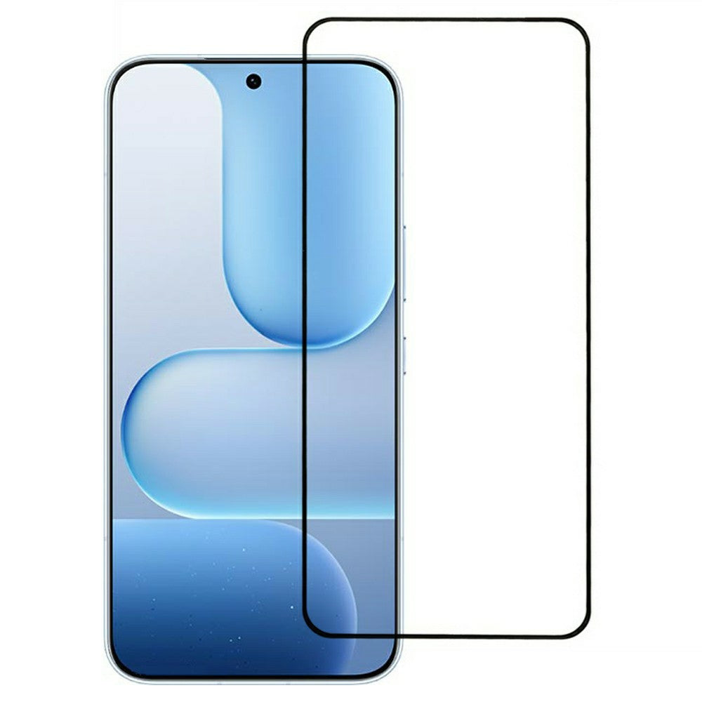 For Honor 500 5G Screen Protector Full Glue Silk Printing Tempered Glass Film Support Fingerprint Unlock