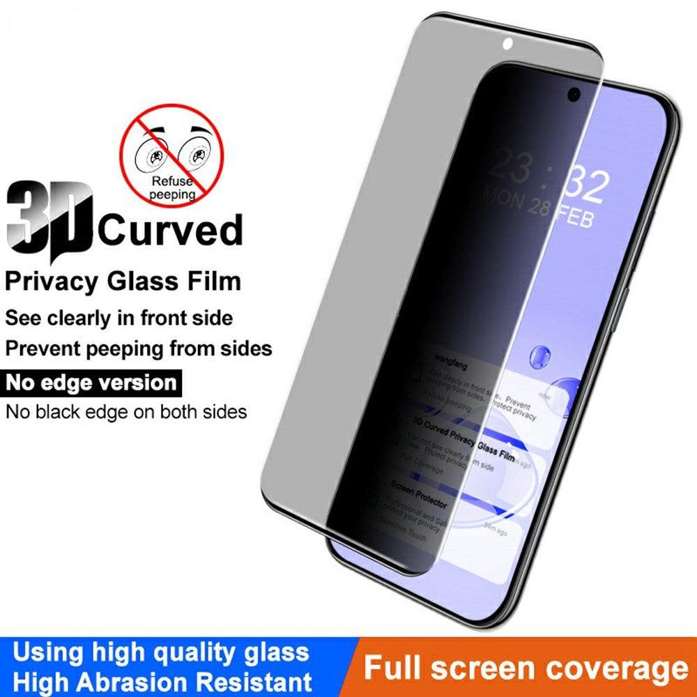 IMAK For Huawei Mate 70 Air Anti Spy Tempered Glass Side Glue Full Screen Protector (No Edge Version)