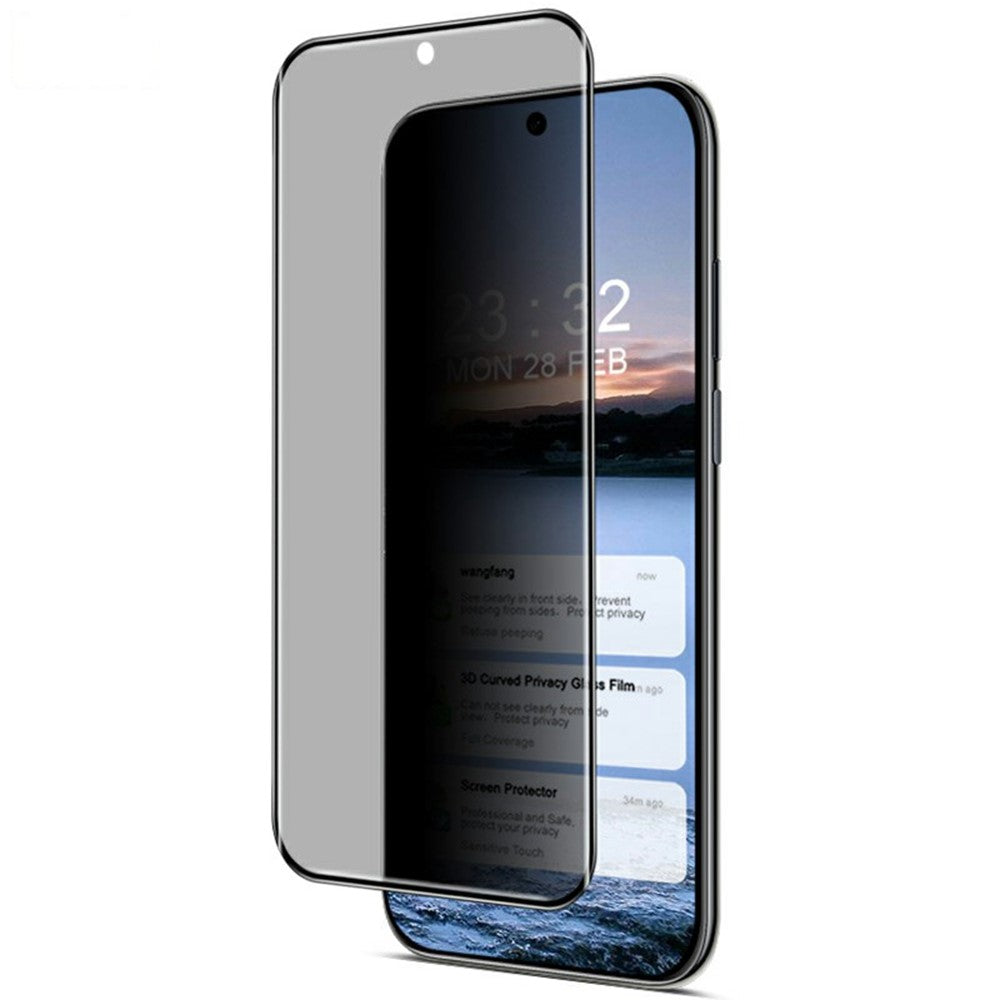 IMAK For Huawei Mate 70 Air Anti Spy Screen Protector Full Cover Side Glue Tempered Glass Film