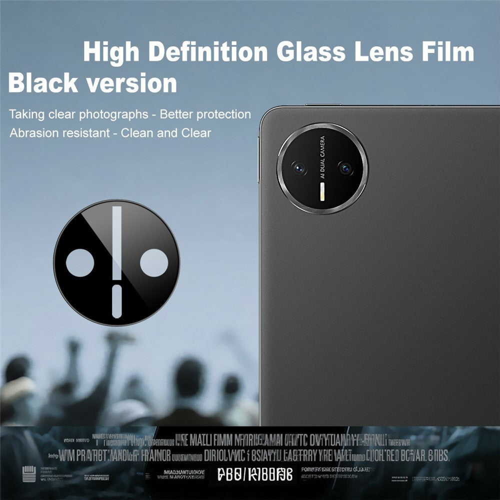 IMAK For Huawei MatePad Mini Camera Lens Protector Tempered Glass HD Clear Full Cover Lens Film (Black Version)