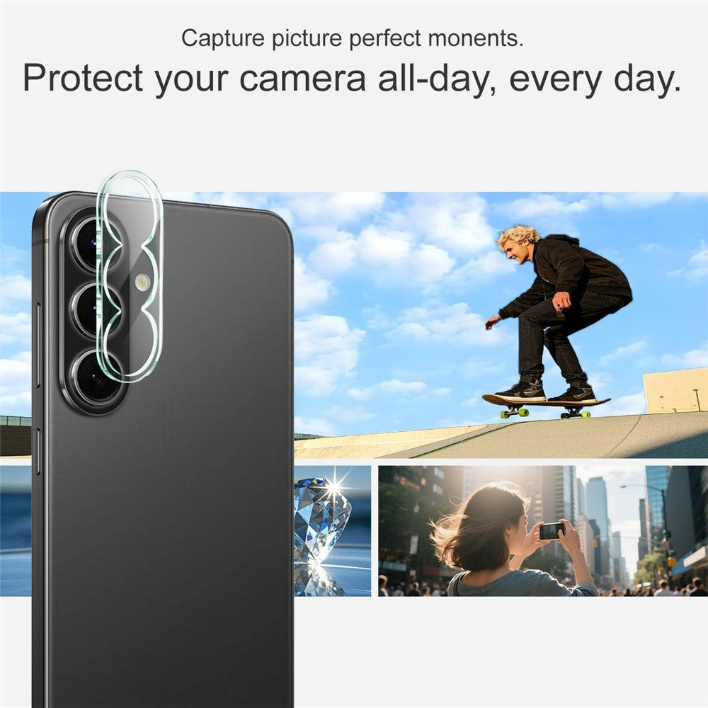 IMAK til Samsung Galaxy A57 5G Hærdet Glas Full Cover Kameralinsebeskytter + Akryllinsebeskyttelsesdæksel