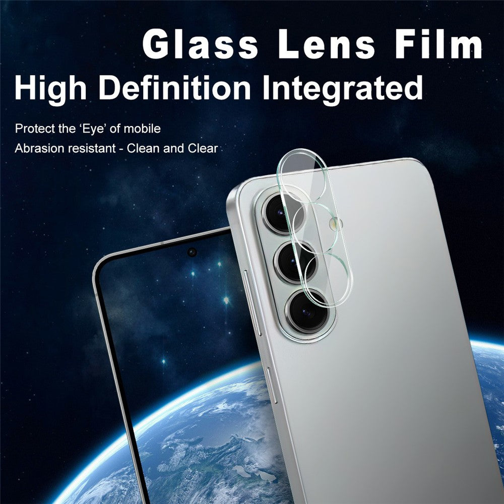 IMAK för Samsung Galaxy S26 härdat glas, heltäckande kameralinsskydd + akryllinsskydd