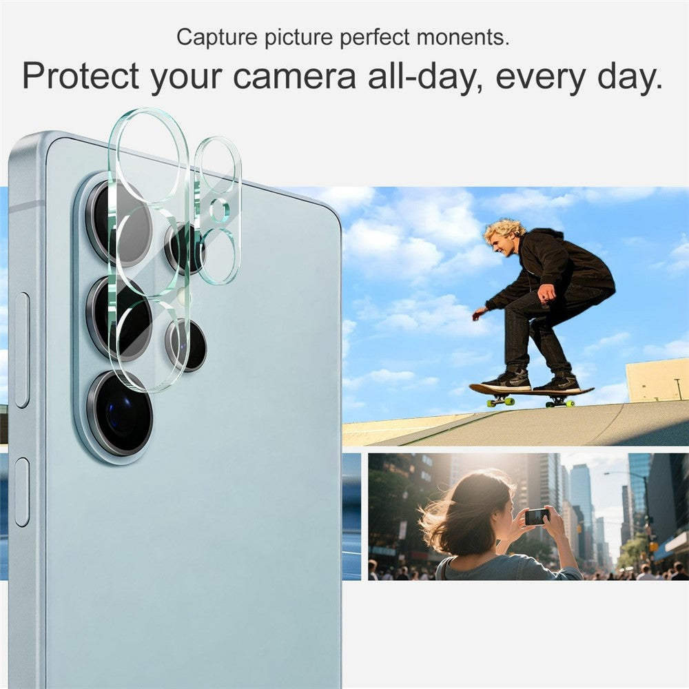 IMAK-fulddækkende hærdet glas-kameralinsebeskyttelse + akryllinsebeskyttelse til Samsung Galaxy S26 Ultra