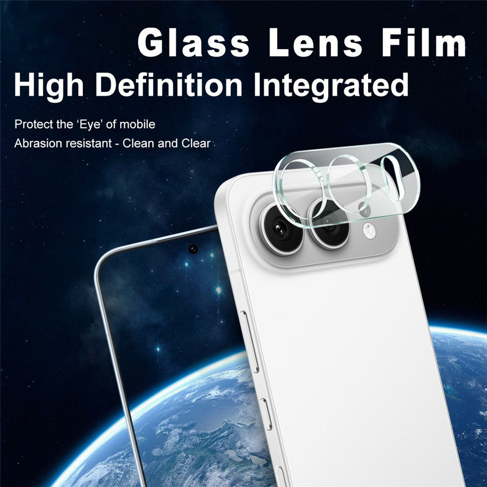 IMAK For Honor 500 5G Hærdet glas Fuld dækning Kamera linsebeskytter + Akryl linsehætte