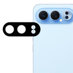Til Honor 500 5G Hærdet glas linsebeskytter Sort silketryk kameralinsefilm