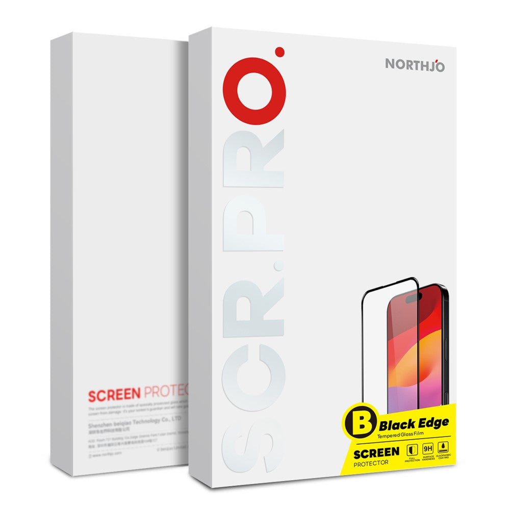 NORTHJO A++ För Oppo Find X9 5G Helskärmsskydd Silkestryck Hellim Hög Aluminium-Silikon Glasfilm Stöder Fingeravtryckslåsning