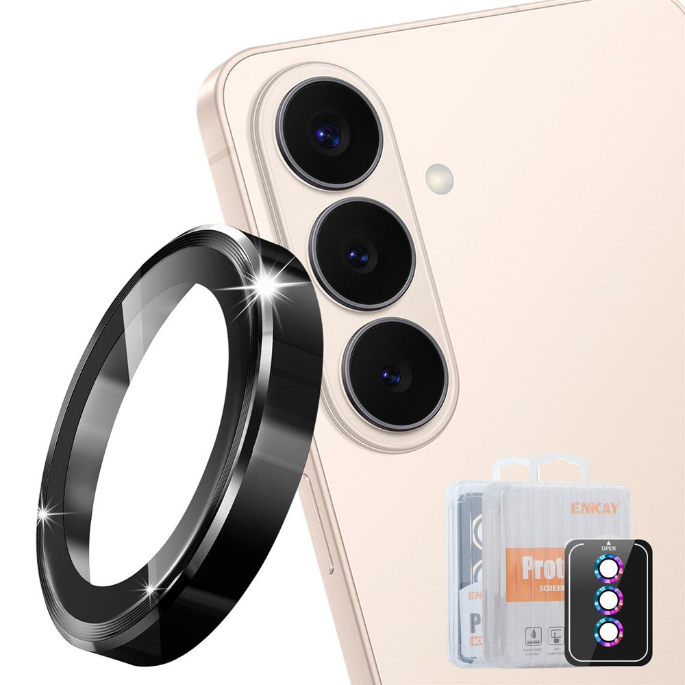 ENKAY HAT PRINCE For Samsung Galaxy S26+ Camera Lens Protector Metal Ring Lens Film