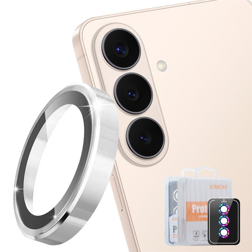 ENKAY HAT PRINCE For Samsung Galaxy S26+ Camera Lens Protector Metal Ring Lens Film