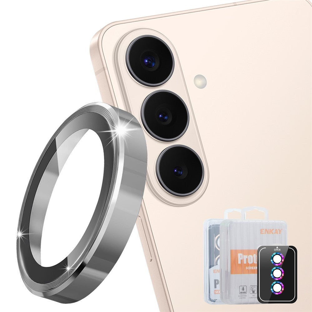 ENKAY HAT PRINCE For Samsung Galaxy S26+ Camera Lens Protector Metal Ring Lens Film