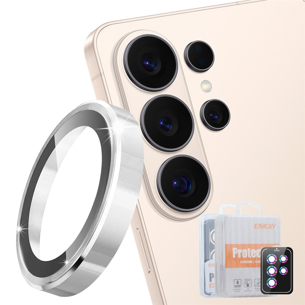 ENKAY HAT PRINCE For Samsung Galaxy S26 Ultra Camera Lens Protector  Metal Ring Lens Film