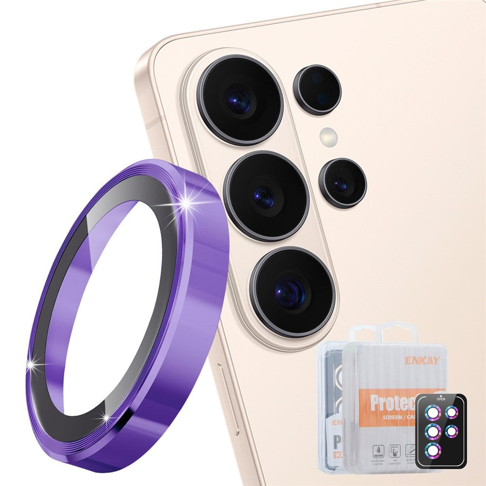 ENKAY HAT PRINCE For Samsung Galaxy S26 Ultra Camera Lens Protector  Metal Ring Lens Film