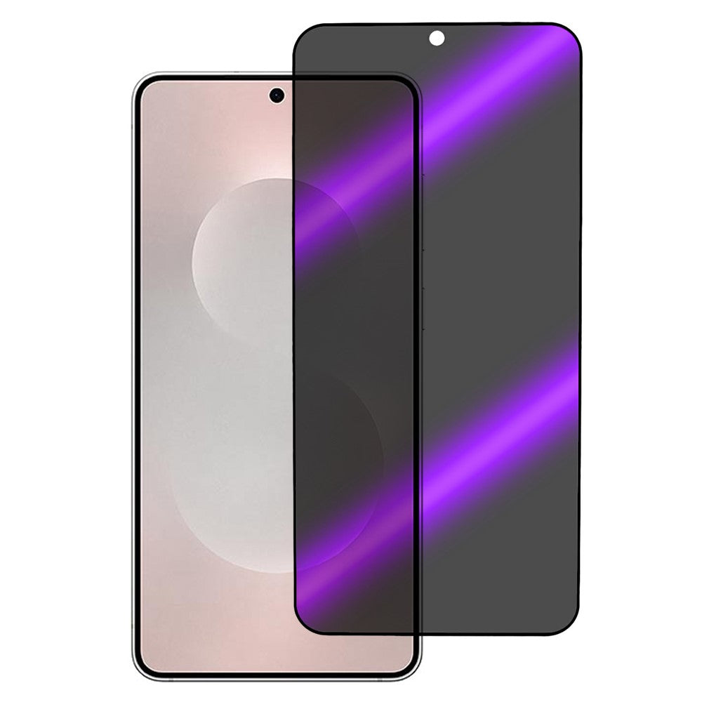 For Samsung Galaxy S26+  /  S25 Edge Full Cover Privacy Screen Protector 180 Degree Anti Spy Silk Printing Anti-blue-ray Tempered Glass Film