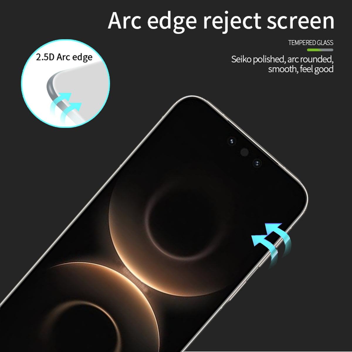 MOFI For Huawei Mate 80 Pro / Huawei Mate 80 Screen Protector  9H Full Glue Full Coverage High Aluminum-Silicon Glass Film
