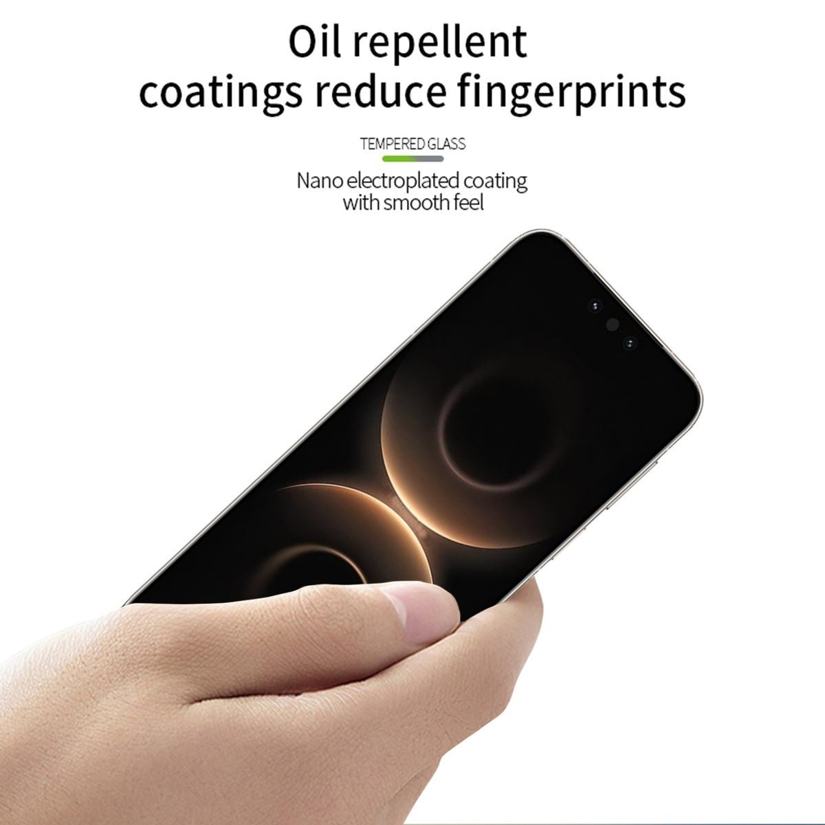 MOFI For Huawei Mate 80 Pro / Huawei Mate 80 Screen Protector  9H Full Glue Full Coverage High Aluminum-Silicon Glass Film