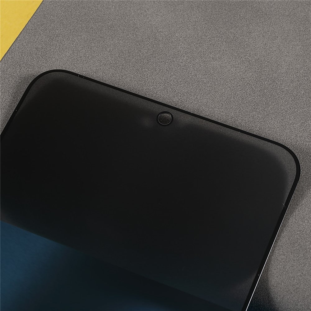 For Honor 500 5G Anti-Peep Tempered Glass Full Covering Silk Printing Screen Protector (No Fingerprint Unlock)