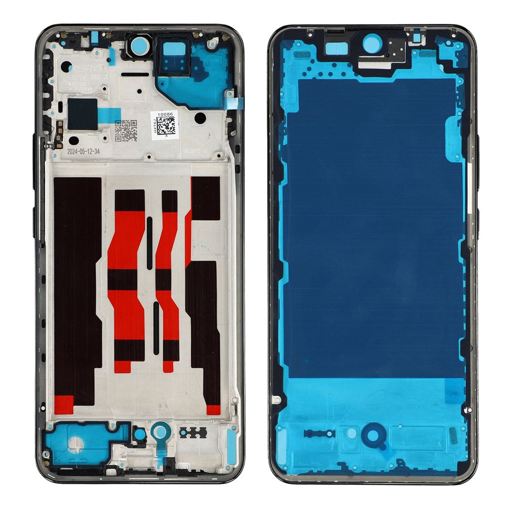 For Oppo Reno12 5G (Global) Reparationsdel til mellempladeramme (A-side) (uden logo)