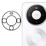 For Huawei Mate 80 / Mate 80 Pro AR Camera Lens Protector 0.26mm High Aluminium-silicon Glass Silk Printing Full Cover Lens Film