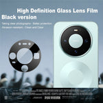 IMAK For Huawei Mate 80 / Mate 80 Pro Camera Lens Protector Tempered Glass HD Clear Full Cover Lens Film (Black Version)