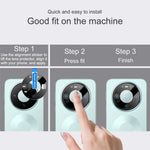 IMAK For Huawei Mate 80 / Mate 80 Pro Camera Lens Protector Tempered Glass HD Clear Full Cover Lens Film (Black Version)