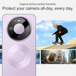 IMAK For Huawei Mate 80 / Mate 80 Pro Camera Lens Protector Tempered Glass HD Clear Full Cover Lens Film (Black Version)