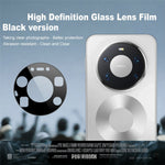 IMAK For Huawei Mate 80 Pro Max Camera Lens Protector Tempered Glass HD Clear Full Cover Lens Film (Black Version)