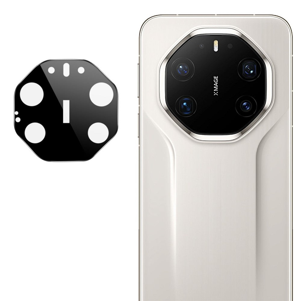 IMAK For Huawei Mate 80 RS Ultimate Camera Lens Protector Tempered Glass HD Clear Full Cover Lens Film (Black Version)