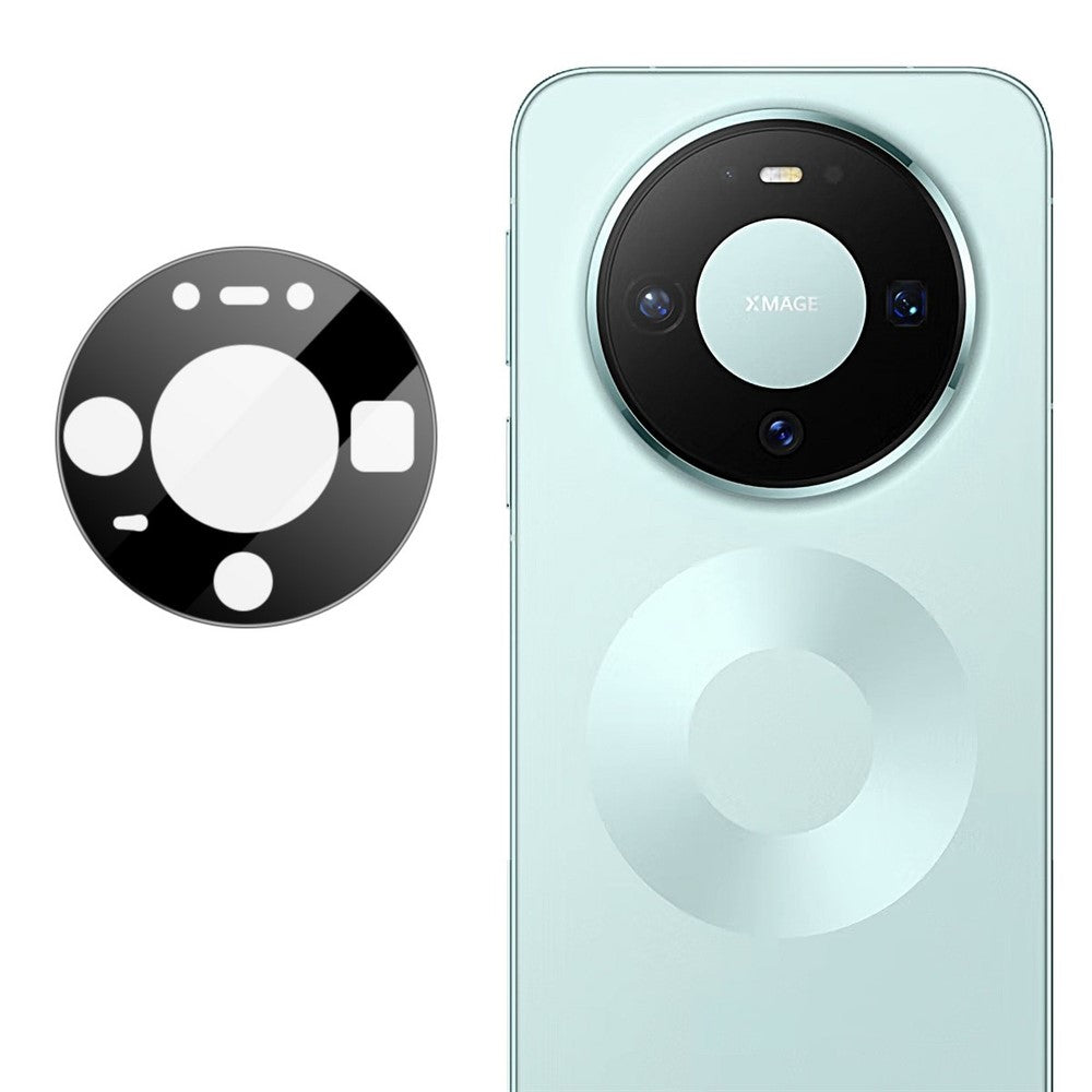 IMAK For Huawei Mate 80 / Mate 80 Pro Tempered Glass Full Cover Camera Lens Protector with Self Positioning Frame (Black Version)