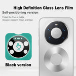 IMAK For Huawei Mate 80 Pro Max Tempered Glass Full Cover Camera Lens Protector with Self Positioning Frame (Black Version)