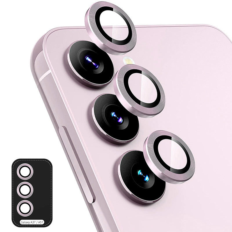 ENKAY HAT PRINCE För Samsung Galaxy A57 5G / A37 5G Kameralinsskydd Metallring Linsfilm
