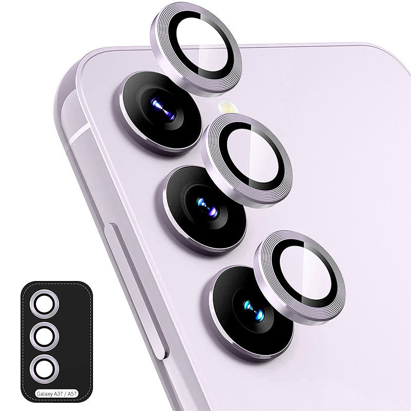 ENKAY HAT PRINCE För Samsung Galaxy A57 5G / A37 5G Kameralinsskydd Metallring Linsfilm