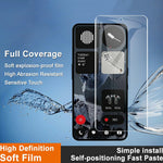 IMAK Hydrogel Film 4th For Nothing Phone (3a) Lite 5G Full Screen Protector Ultra Clear Full Glue Soft TPU Film (Fingerprint Unlock)