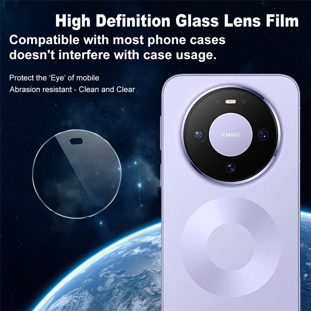 IMAK For Huawei Mate 80 / Mate 80 Pro Full Coverage Camera Lens Protector Slim Tempered Glass Lens Film
