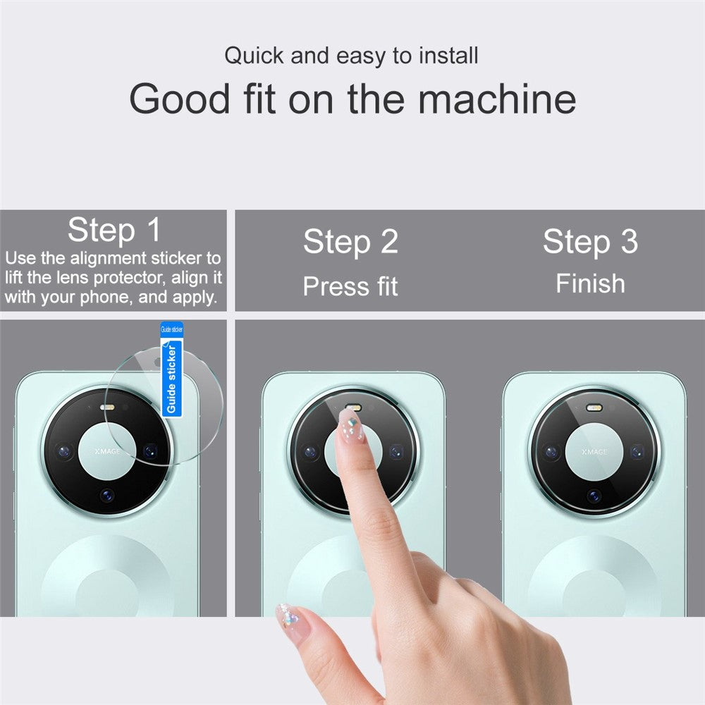 IMAK For Huawei Mate 80 / Mate 80 Pro Full Coverage Camera Lens Protector Slim Tempered Glass Lens Film