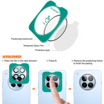 IMAK For Huawei Mate 80 Pro Max Camera Lens Protector Tempered Glass Full Cover Lens Film with Self Positioning Frame