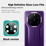 IMAK For Huawei Mate 80 RS Ultimate Tempered Glass Full Cover Camera Lens Protector with Self Positioning Frame (Black Version)