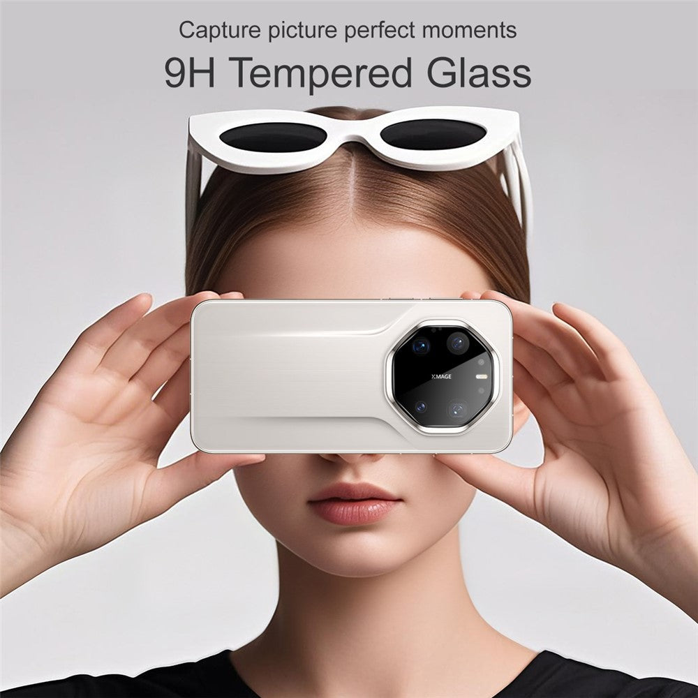 IMAK For Huawei Mate 80 RS Ultimate Tempered Glass Full Cover Camera Lens Protector with Self Positioning Frame (Black Version)
