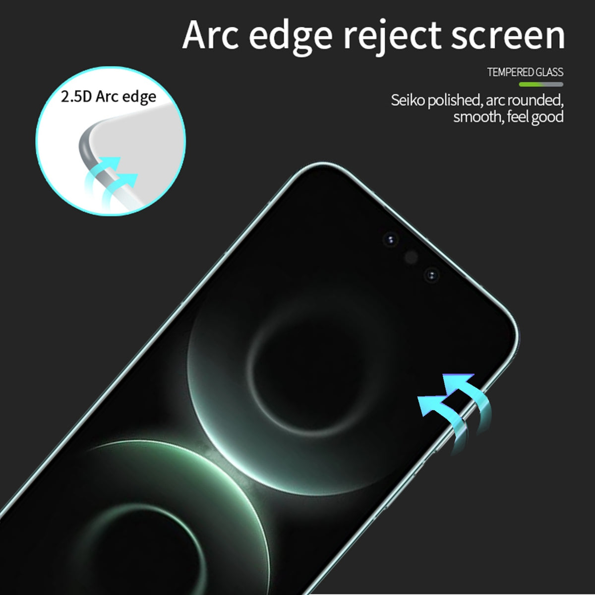 MOFI For Huawei Mate 80 RS Ultimate / Huawei Mate 80 Pro Max Screen Protector  9H Full Glue Full Coverage High Aluminum-Silicon Glass Film